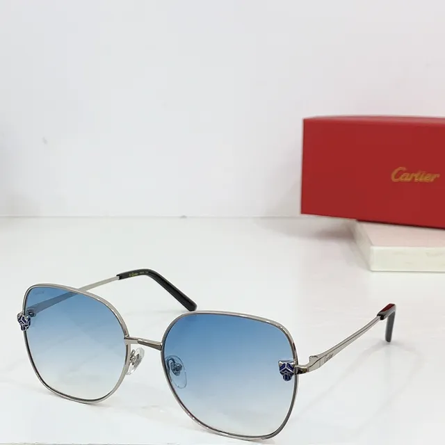 Cartier Panthère Lunettes de Soleil Bisagra Panthère Dorée 8