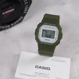 كاسيو جي شوك DW-5600 أخضر زيتوني ساعة رياضية