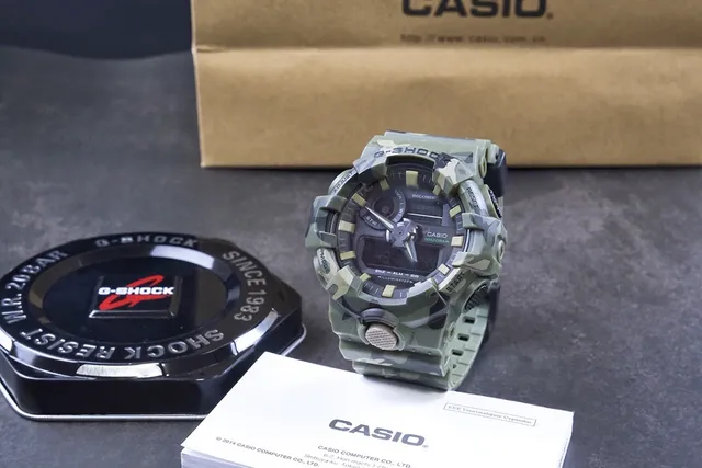 Casio G-Shock GA-100 Camouflage Rugged Analog-Digital Sports Watch 4