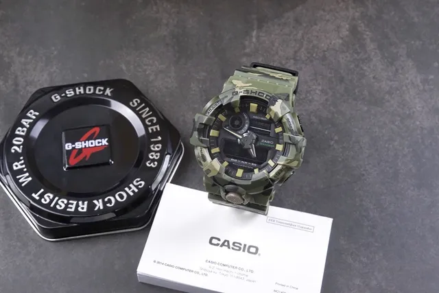 Casio G-Shock GA-100 Camouflage Rugged Analog-Digital Sports Watch 5