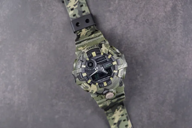 Casio G-Shock GA-100 Camouflage Rugged Analog-Digital Sports Watch 8