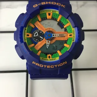 Casio G-Shock GA-100 ساعة رياضية متعددة الألوان متينة