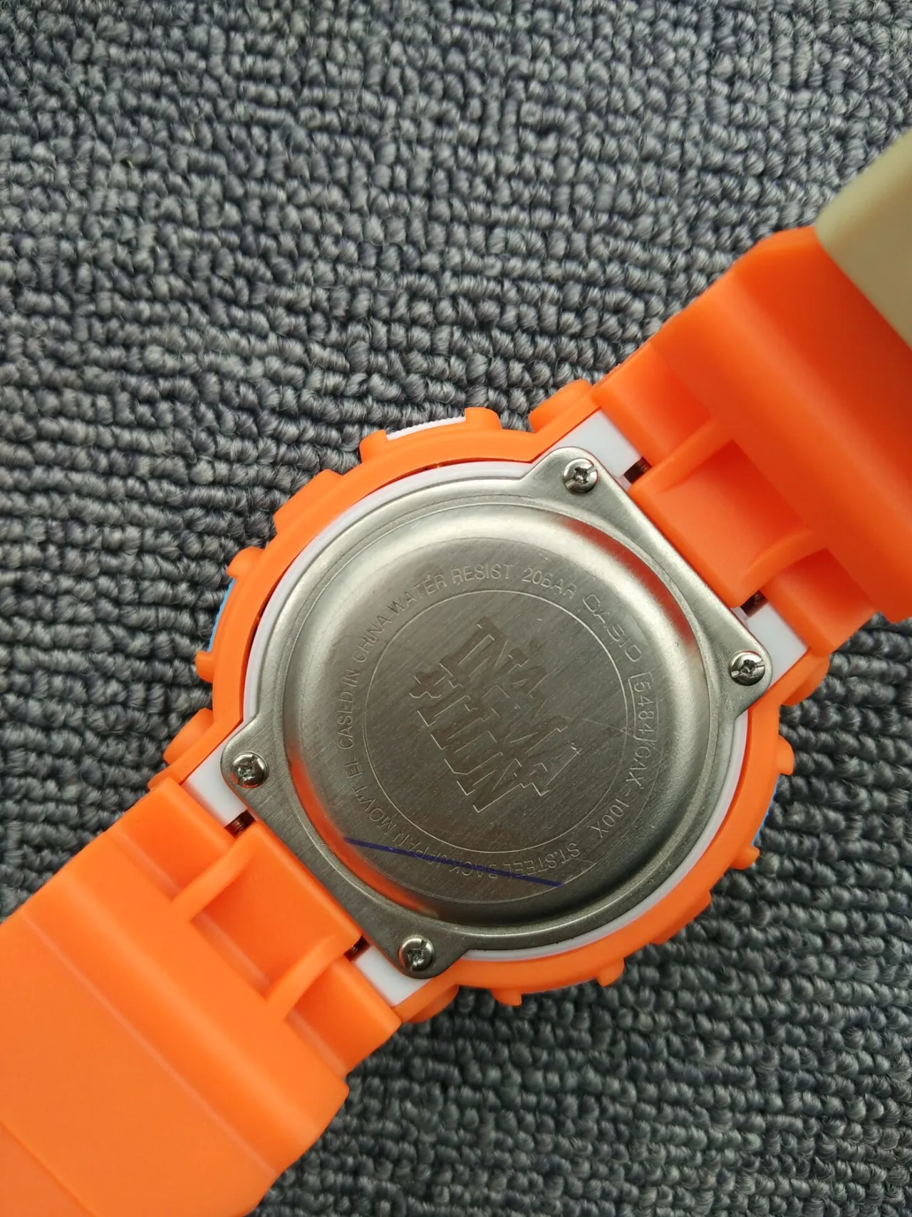 Casio G-Shock GA-110 Orange et Turquoise Montre Sportive 12
