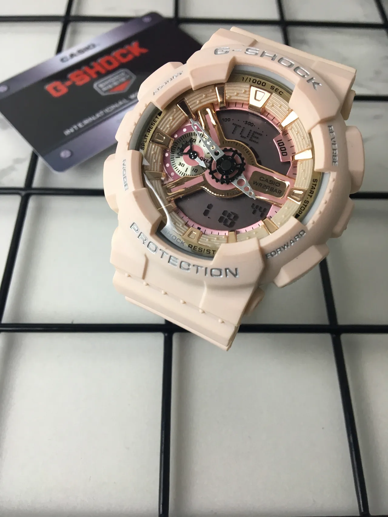 Casio G-Shock GA-110 Rose pastel beige montre de sport 2