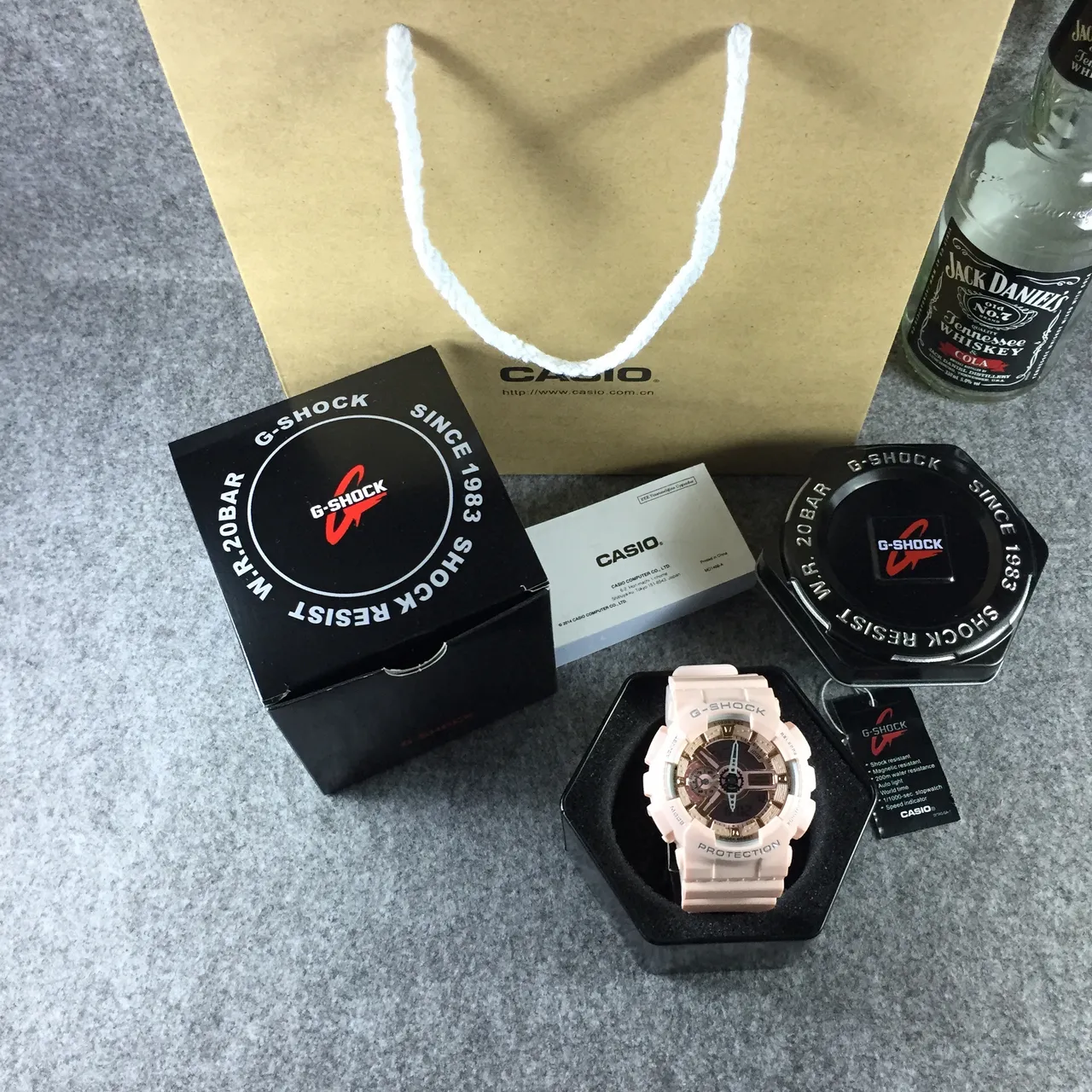 Casio G-Shock GA-110 Rose pastel beige montre de sport 7