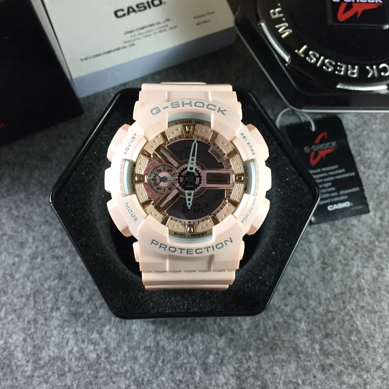 Casio G-Shock GA-110 Rose pastel beige montre de sport 13