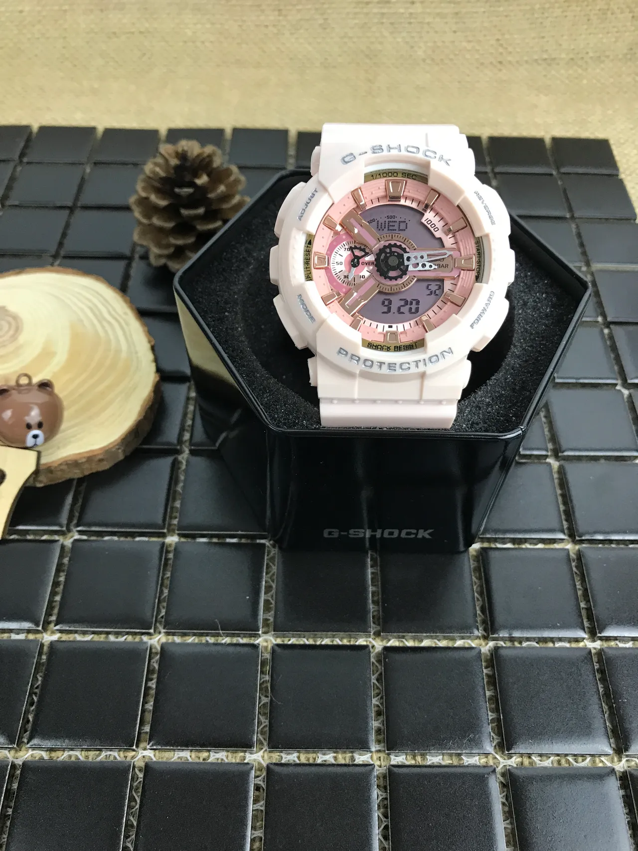 Casio G-Shock GA-110 Rose pastel beige montre de sport 15