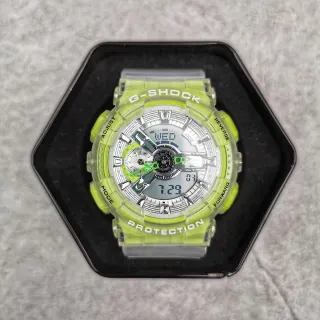 Casio G-Shock GA-110 Translúcido Verde Lima Reloj Deportivo
