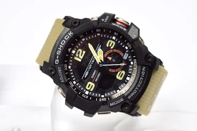 Casio G-Shock Mudmaster Black and Beige Sports Watch 7