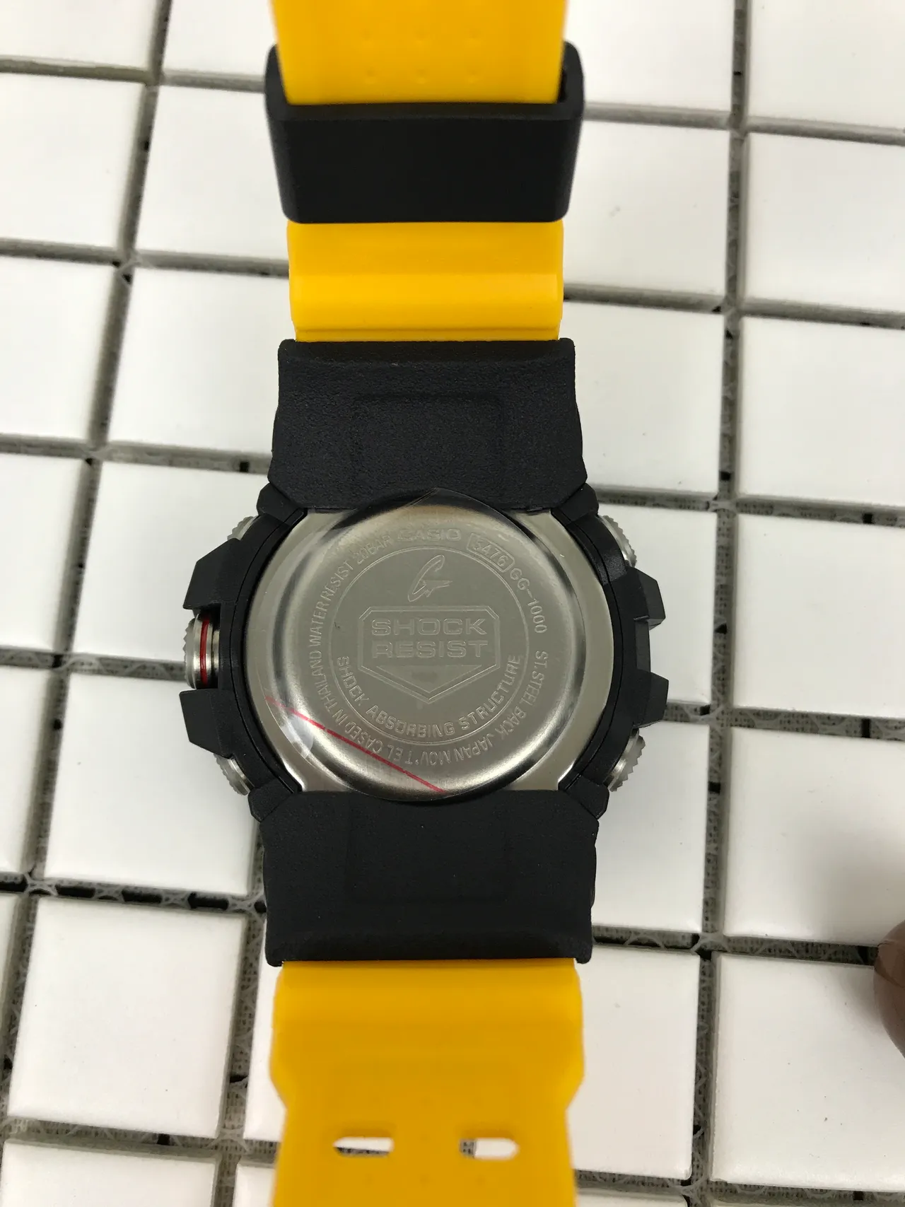Casio G-Shock Mudmaster Black and Yellow Sports Watch 4