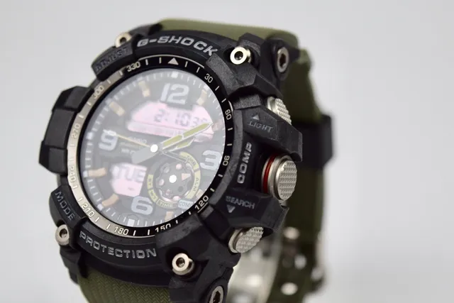 Casio G-Shock Mudmaster Olive Green Rugged Sports Watch 3