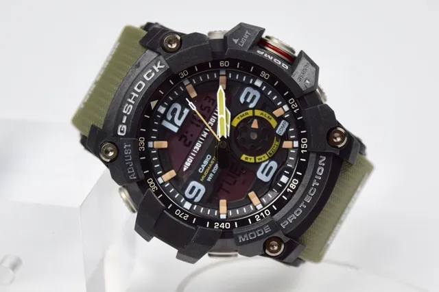 Casio G-Shock Mudmaster Olive Green Rugged Sports Watch 4
