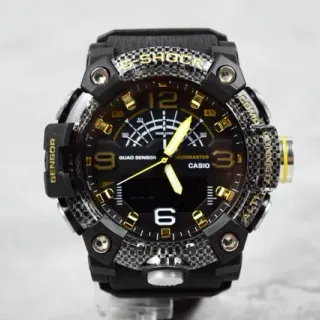 Casio G-Shock Mudmaster Quad Sensor Negro y Oro Reloj Deportivo