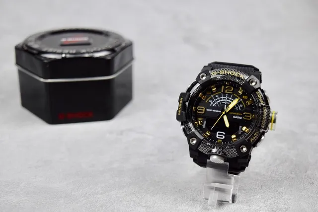Casio G-Shock Mudmaster Quad Sensor Black and Gold Sports Watch 3