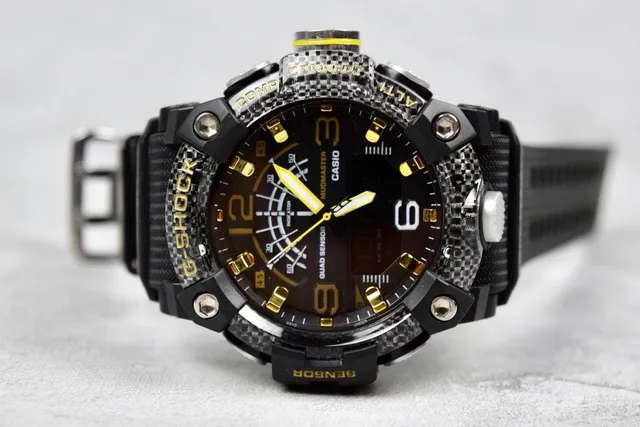 Casio G-Shock Mudmaster Quad Sensor Black and Gold Sports Watch 7