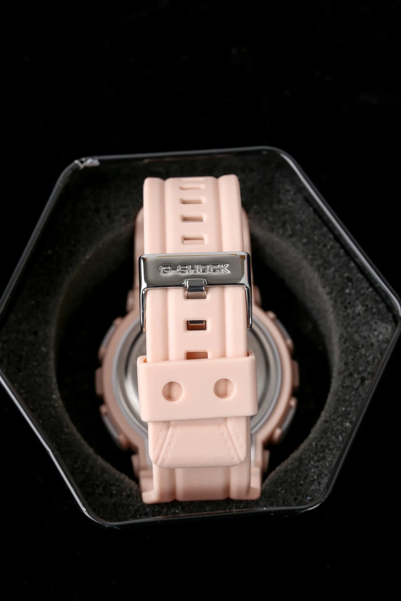 Casio G-SHOCK Pink White Rugged Resin Construction Digital LCD Display Quartz Watch 7