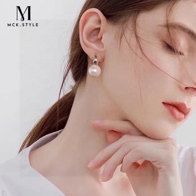 Celine أقراط اللؤلؤ والذهبي مع قفل خلفي 8