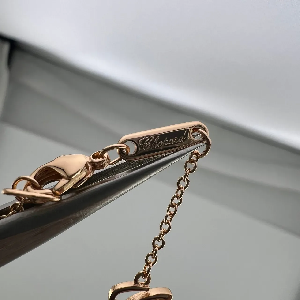 Chopard Happy Spirit চক্রাকার ফ্লোটিং ডায়মন্ড পেন্ডেন্ট নেকলেস 3