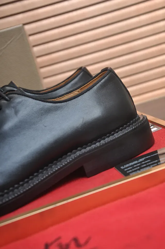 Christian Louboutin Black Cap Toe Oxford Shoes 2