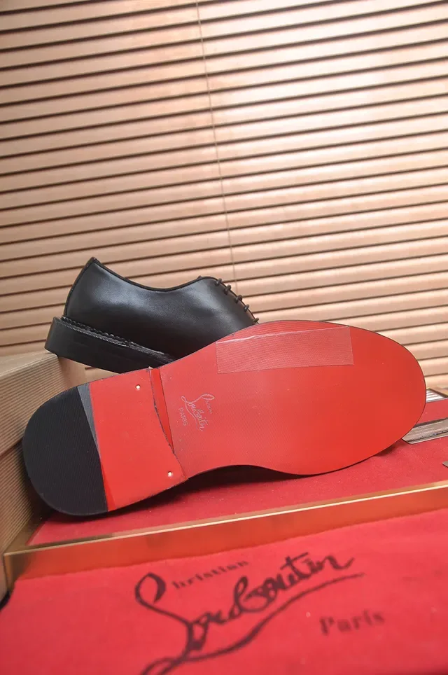 Christian Louboutin Black Cap Toe Oxford Shoes 3