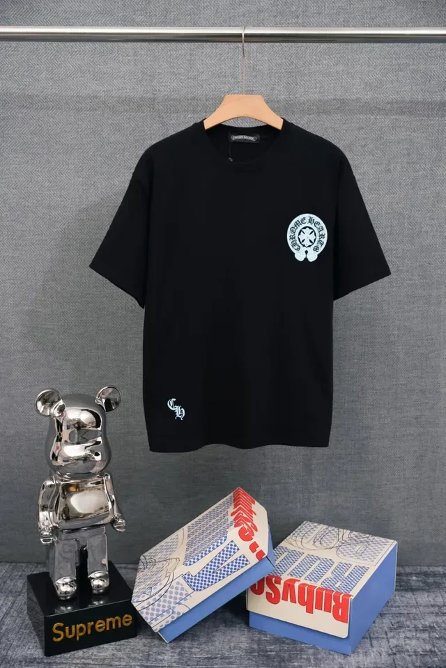 Chrome Hearts Crest Logo White T-Shirt 3
