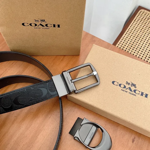 Coach Brown Beige Kraft Paper Rope Handles Handbag 3