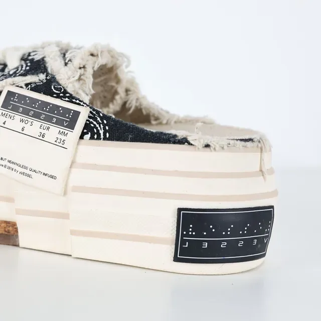 Converse Bandana-Print Platform Mule Sneaker 4