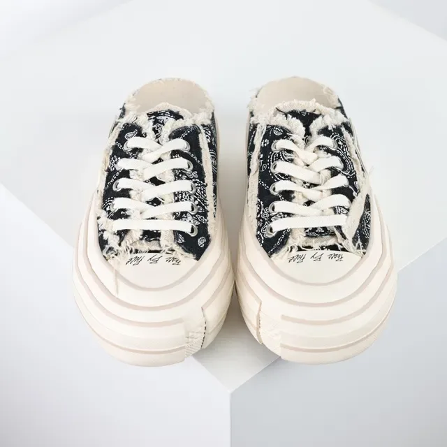 Converse Bandana-Print Platform Mule Sneaker 8