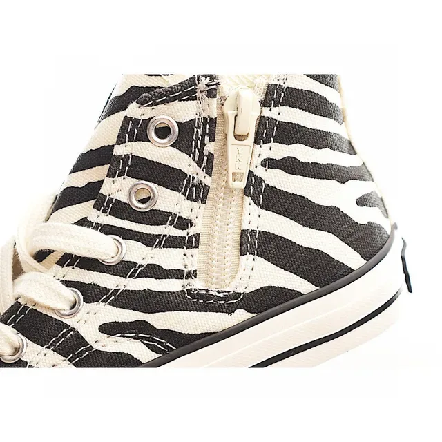 Converse أخضر بيج عالي الارتفاع قماش أسلوب حياة حذاء رياضي 12