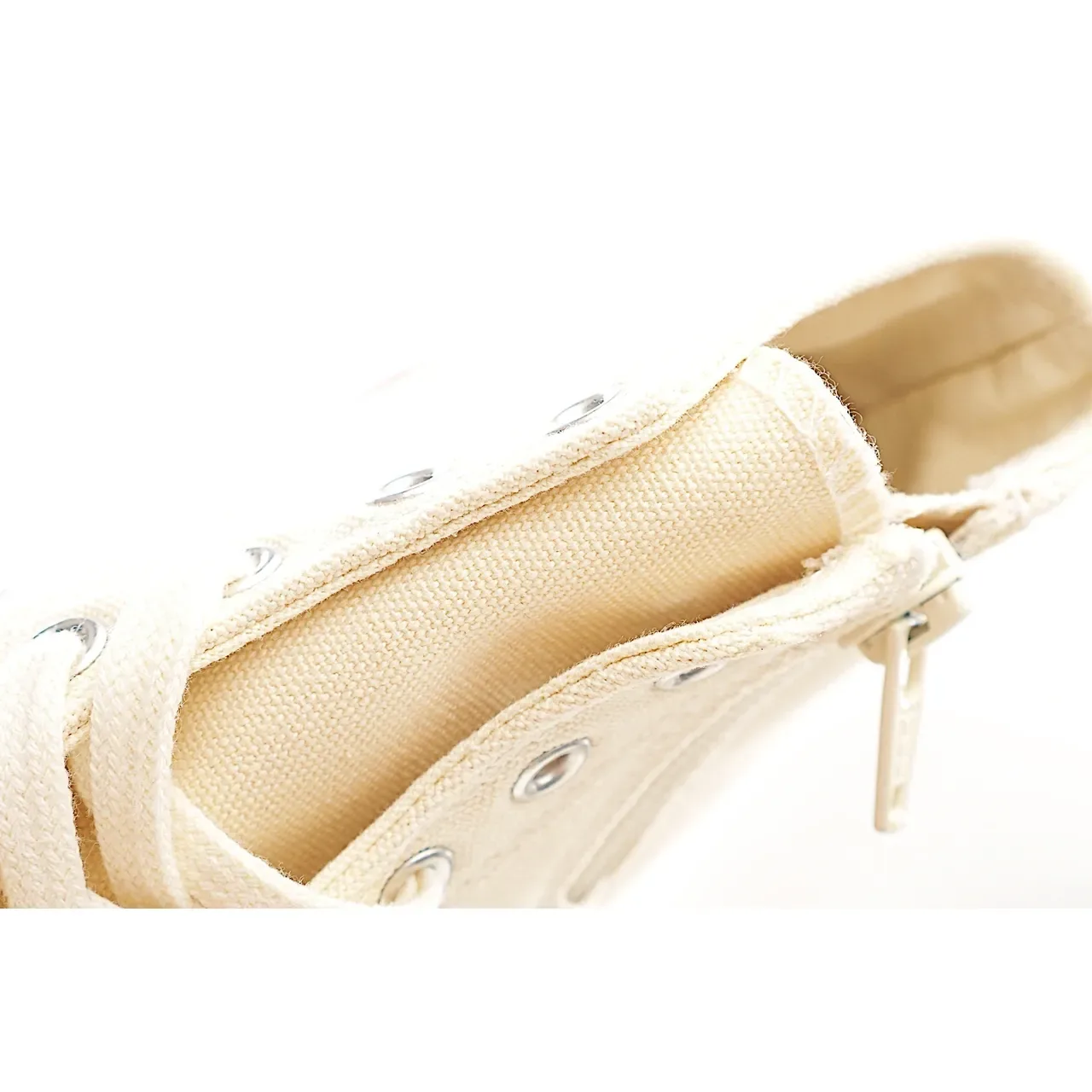 Converse أخضر بيج عالي الارتفاع قماش أسلوب حياة حذاء رياضي 20