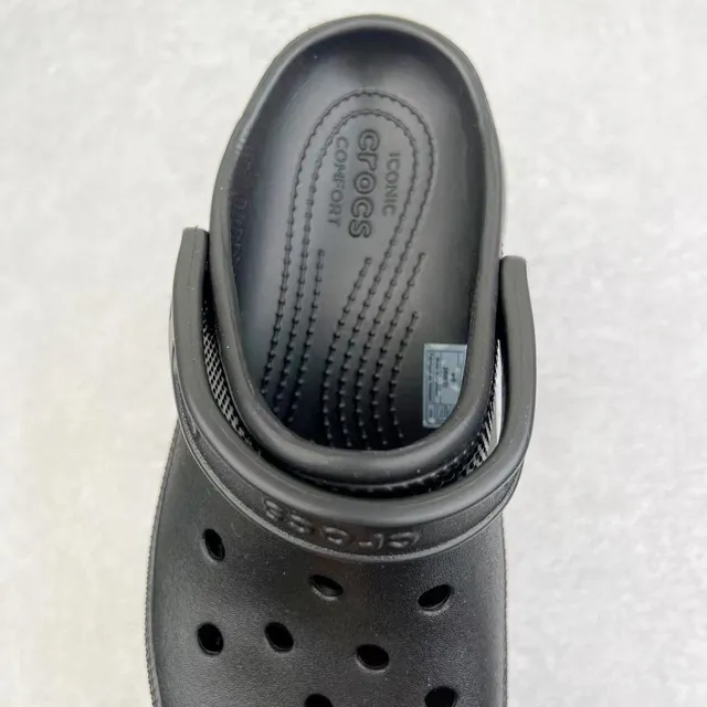 Crocs Echo Clog Black Oversized Platform Clog 6