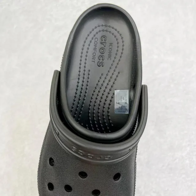 Crocs Echo Clog noir plateforme Clog 6