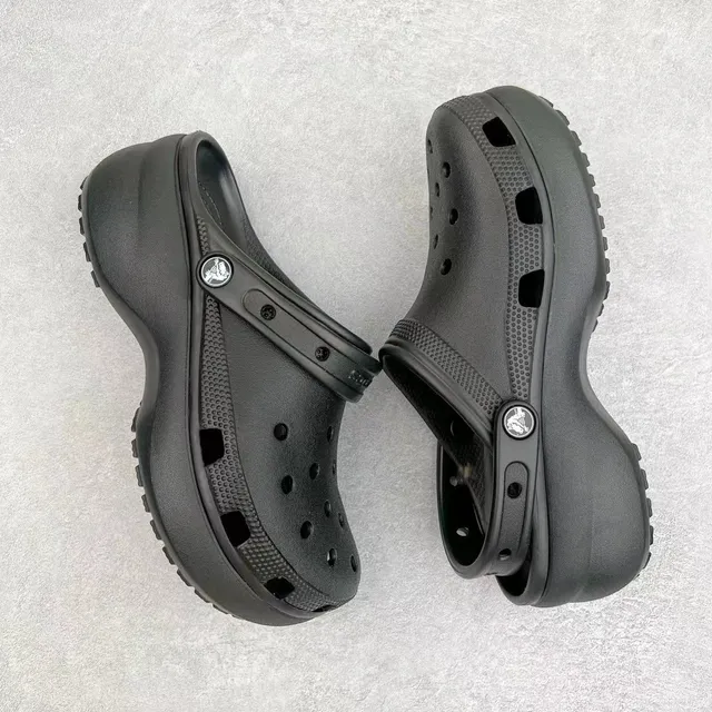 Crocs Echo Clog noir plateforme Clog 8