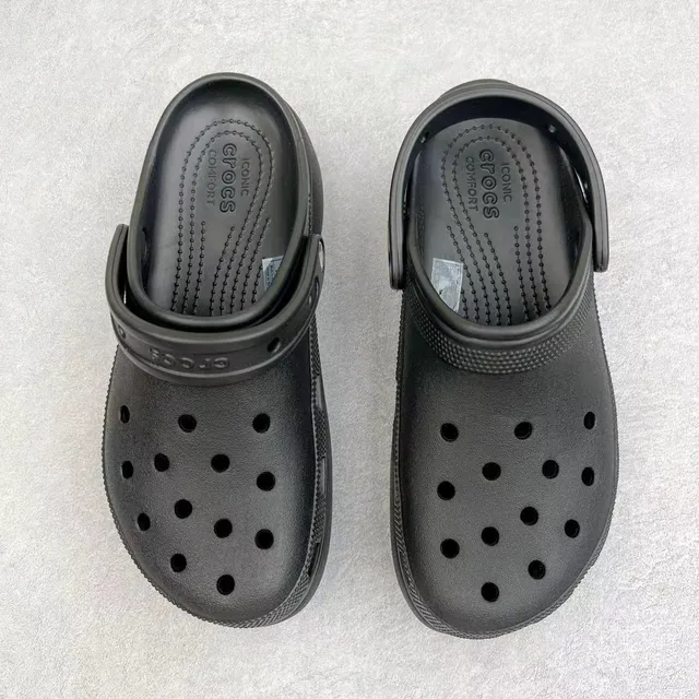Crocs Echo Clog noir plateforme Clog 9