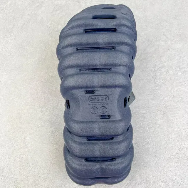 Crocs Echo Clog Gray Molded Foam Ventilated Clog 2