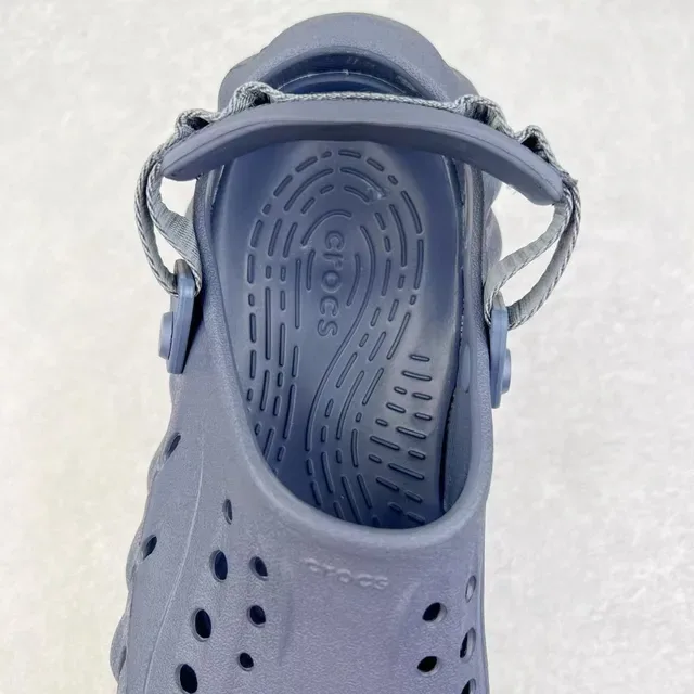 Crocs Echo Clog Gray Molded Foam Ventilated Clog 6