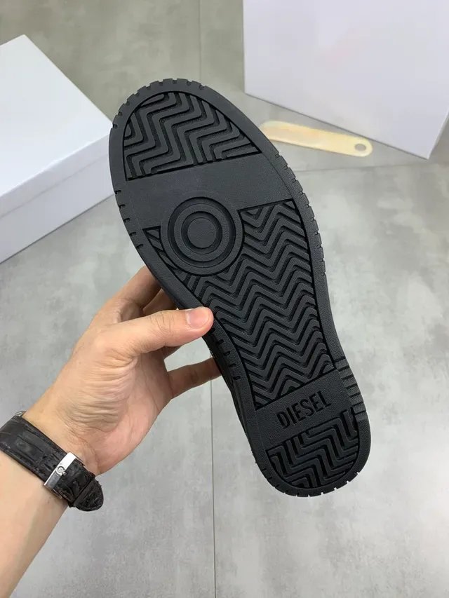 Diesel Black Platform Lifestyle Sneaker 2