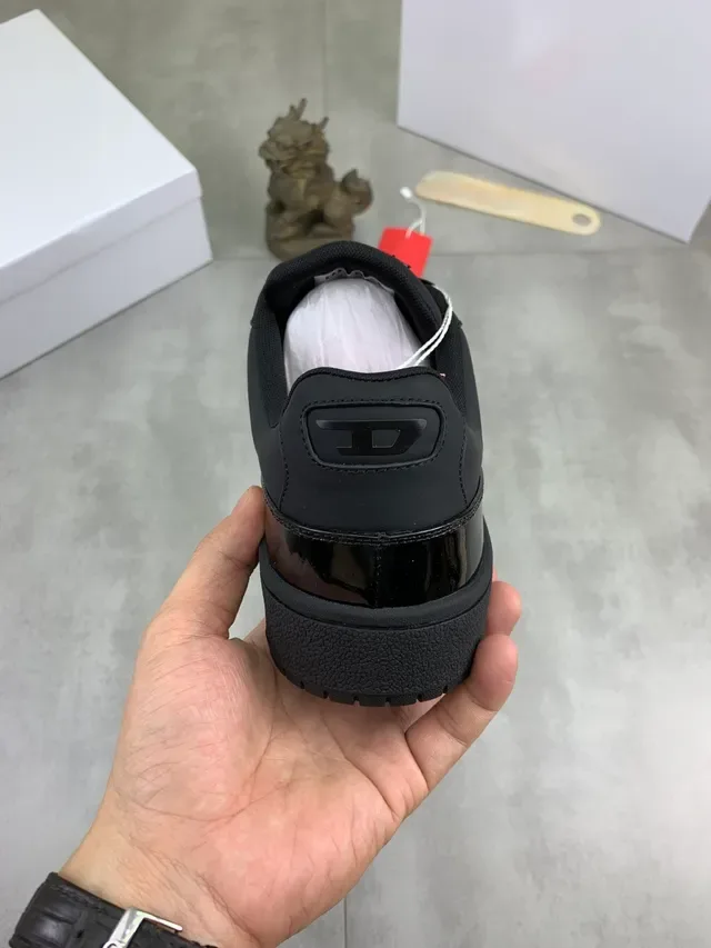 Diesel Black Platform Lifestyle Sneaker 3