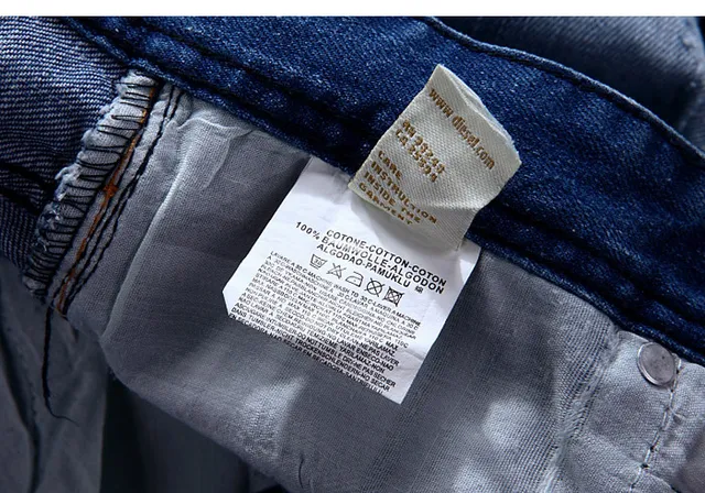 Diesel Jeans lavagem média desgastada perna reta 2