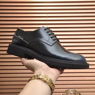 Christian Dior Black Cap-Toe Oxford Shoe