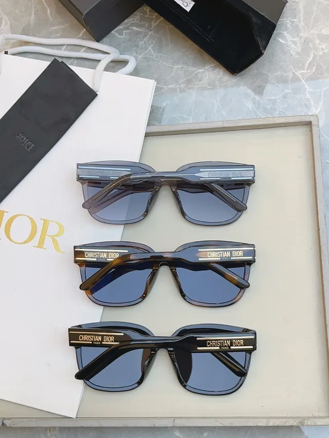 Christian Dior Rectangular Acetate Sunglasses 7