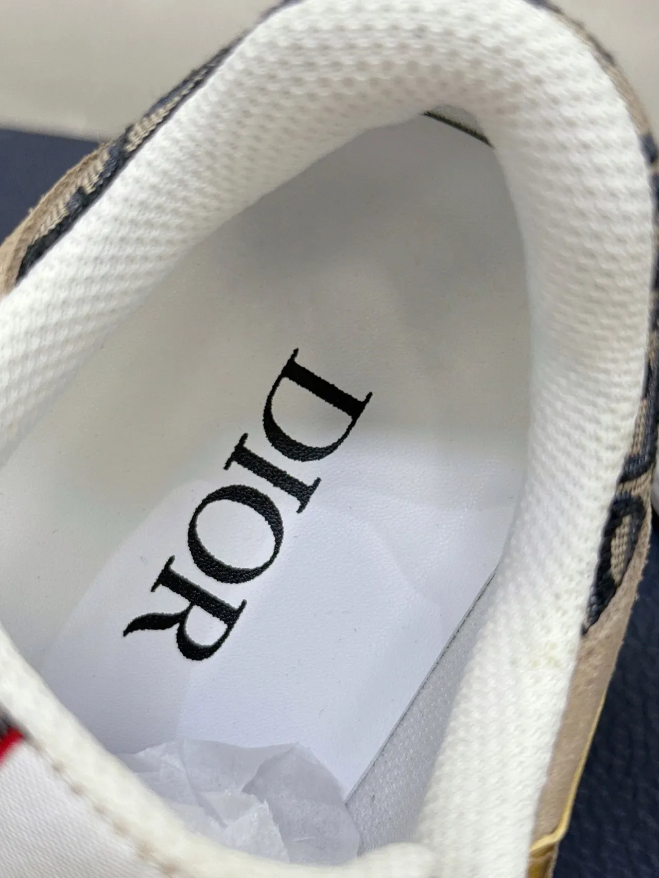 Dior B23 Beige Suede and Oblique Monogram Lifestyle Sneakers 4