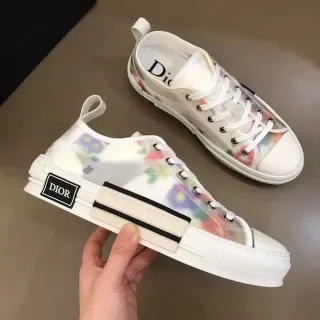 Dior B23 Floral-Print Mesh Lifestyle Sneakers