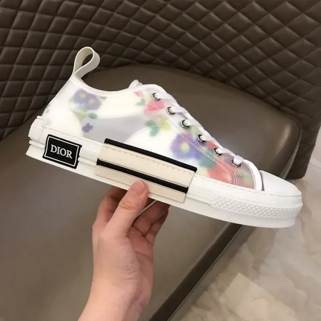 Dior B23 Floral-Print Mesh Lifestyle Sneakers 4