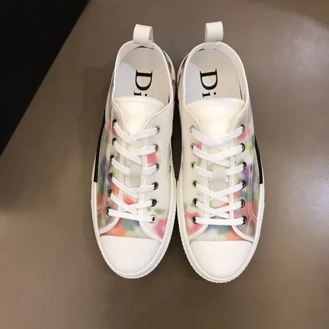 Dior B23 Floral-Print Mesh Lifestyle Sneakers 7