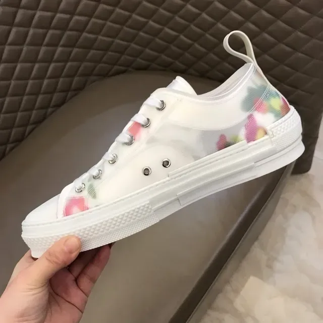 Dior B23 Floral-Print Mesh Lifestyle Sneakers 8