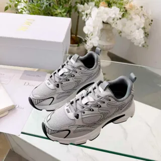 Dior B23 Gray and Black Chunky Sneakers