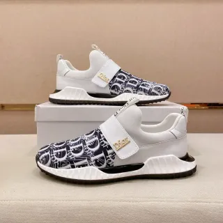 Dior B23 Monogram Print Slip-On Lifestyle Sneakers