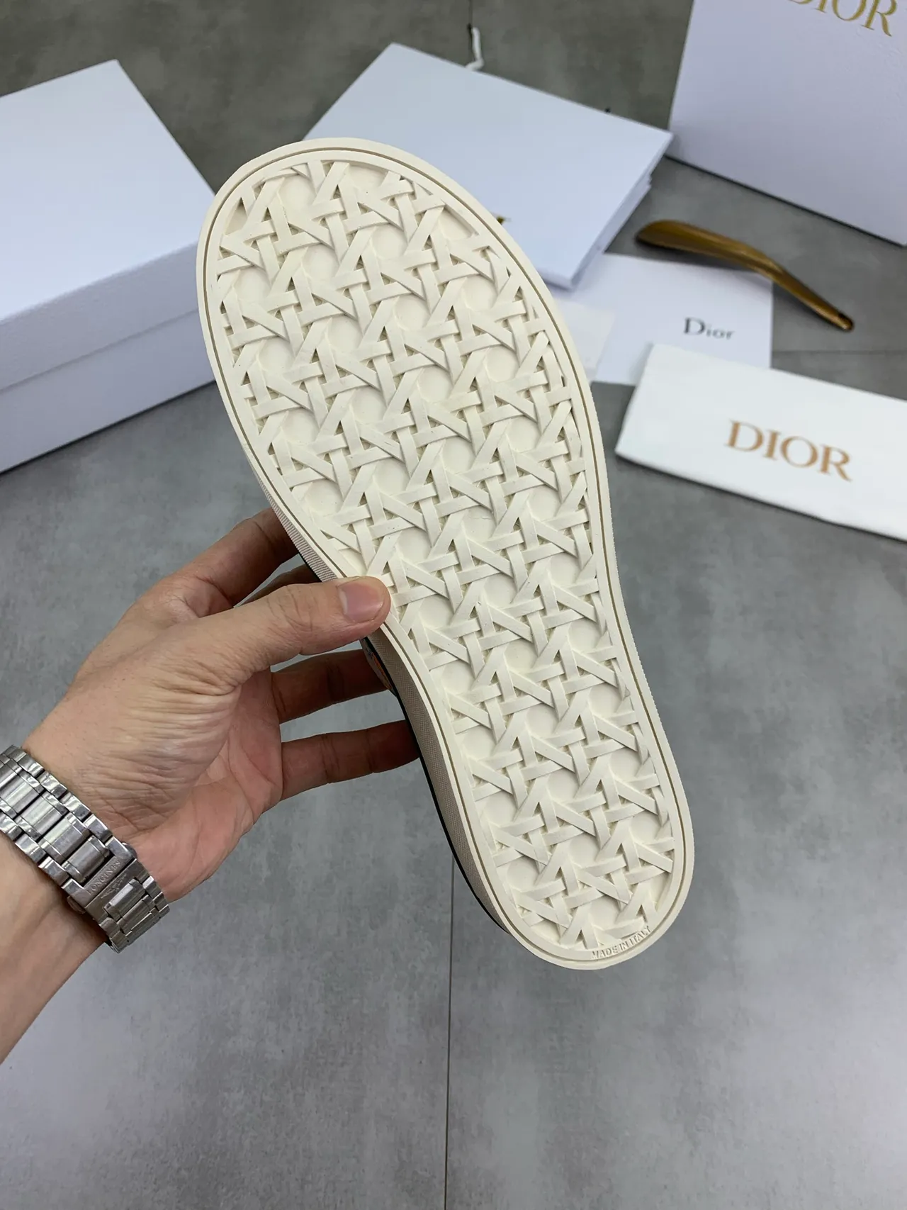 Dior B23 Oblique Jacquard Slip-On Lifestyle Sneakers 3