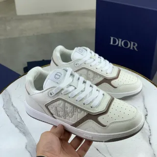 Dior B23 Off-White and Taupe Lifestyle Sneakers